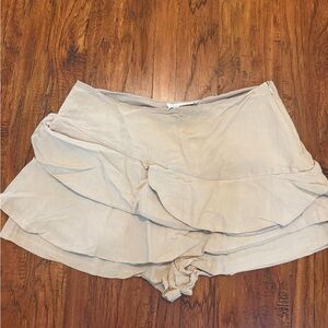 Stylish Tan Women's Shorts